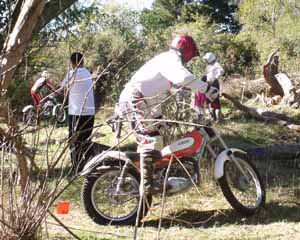 Classic Trials, Dick Gardener. Yamaha TY 175